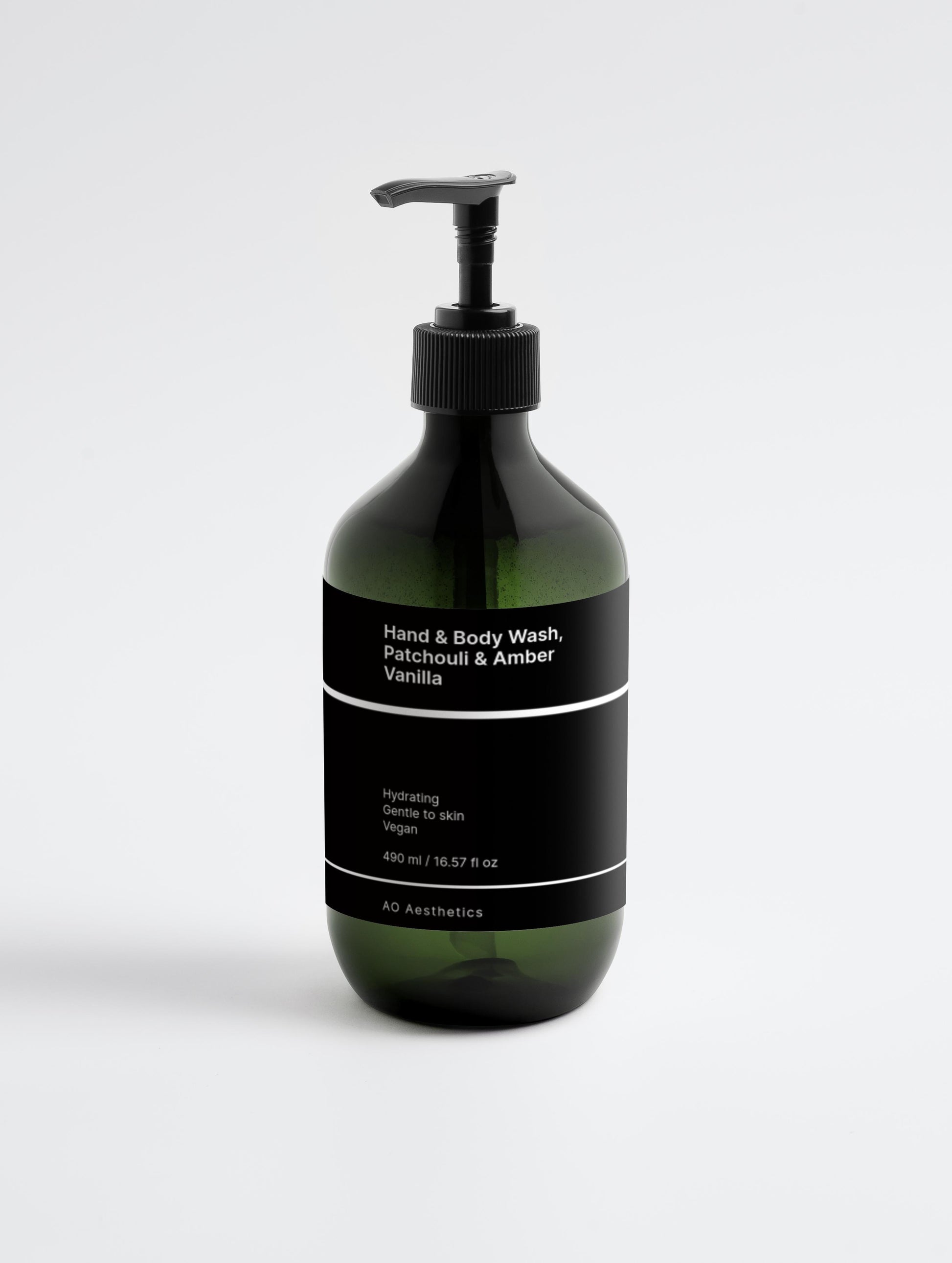 Hand & Body Wash, Patchouli & Amber Vanilla